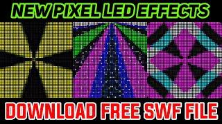 PIXEL LED EFFECT | DOWNLOAD FREE | PIXEL LED LIGHT DESIGN | LED EDIT | SWF FILE