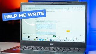 How To Use 'Help Me Write' On Chromebook Plus