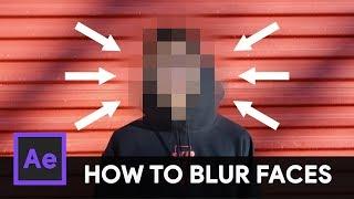 How to TRACK & BLUR Faces in Video - After Effects Tutorial