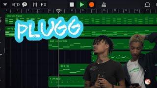 How to make a PLUGG Beat on GarageBand iOS!!