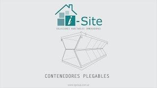 FOLDING CONTAINER - CONTENEDOR PLEGABLE - I SITE