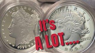 This Is Happening NOW At The US Mint, 2024 Proof Morgan & Peace Silver Dollars First weeks Sales...