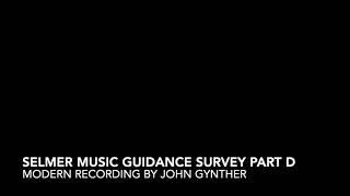 Selmer Music Guidance Survey   Part D