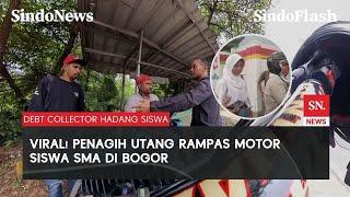 Geger Debt Collector Ambil Paksa Motor Siswi SMA, Pelaku Langsung Dibekuk Polisi | Sindo Flash