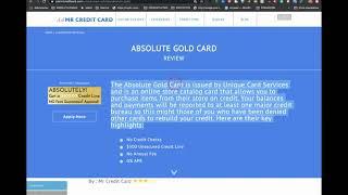 Absolute gold credit card reviews - Credit Repair Services - Call (877) 751-1904