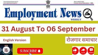 Weekly Job Highlights: Employment Newspaper August 31 - September 06, 2024| employment newspaper|