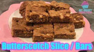 Butterscotch Slice/Bars - mysweetambitions