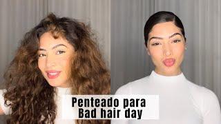 Penteado rápido para Bad hair day