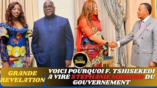 HKTODAY 19/06: GRANDE REVELATION, VOICI POURQUOI F. TSHISEKEDI A VIRE LA MINISTRE STEPHANIE MBOMBO