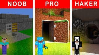 Minecraft - Noob, Pro va Haker bunker qurishdi #minecraft #respect