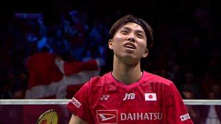 準決勝 奈良岡が決勝進出 | 奈良岡 功大 vs アンダース・アントンセン | 準決勝 バドミントン 世界選手権2023