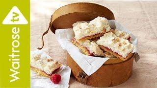 Raspberry Coconut Slices | Waitrose