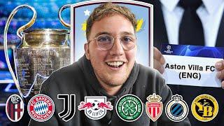 Reacting to Aston Villa's CHAMPIONS LEAGUE DRAW! 