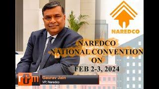 NAREDCO's National Convention to be held on Feb 2-3, 2024 in Delhi