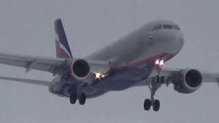 Airbus A320 (VP-BNL) Aeroflot landing at Moscow Sheremetyevo (SVO)