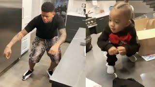 Yella Beezy Has A Dance Off With His 2yr Old Son