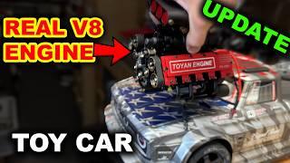 SHOP UPDATE - V8 engine in Toy Car -  RC's - Learning to fly - Monster Truck