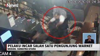 Aksi Penyerangan Sekelompok Pemuda di Warnet Terekam CCTV, Sumatra Utara - iNews Siang 03/09