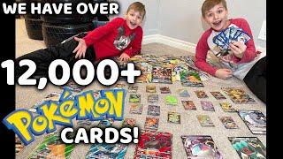 Counting Our 12,000+ Pokemon Cards!