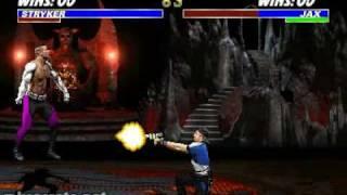 Ultimate Mortal Kombat 3 - Strategy Guide - Stryker Cross Screen Infinite