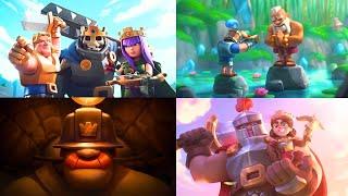 Clash Royale(Secrets) : All 6 Champion Trailer's !! It May look Crazy