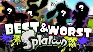 Splatoon 1: The BEST And WORST Of Every Weapon Class