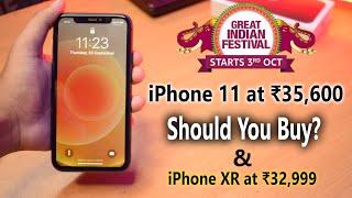 iPhone 11 at Rs.36,500  | iPhone 11 Price Drop in Amazon Sale | iphone XR Price Drop at 32,999