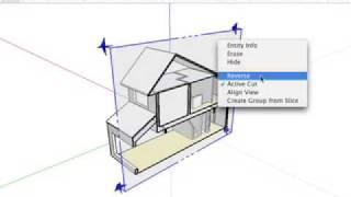 SketchUp: Cutting plans and sections