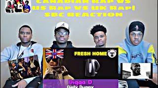 Americans React to Canadian Rap VS US Rap VS UK Rap|SBC RECTION