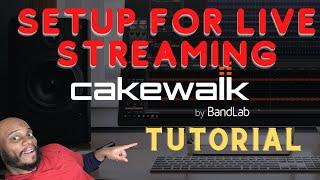 Cakewalk by Bandlab Tutorial (How to Setup for Live Streaming)