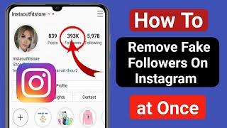 How To Remove Fake Followers On Instagram 2024 at Once | Remove Instagram Followers