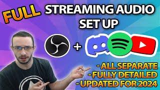 Separate Game Audio, Discord, Music in OBS (Full Audio Tutorial for Beginners)