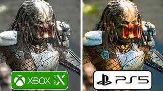 Predator Hunting Grounds PS5 vs Xbox Series X Graphics Comparison