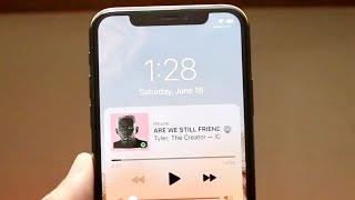 How To Remove Music Player Widget On iPhone Lock Screen!