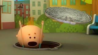 Аркадий Паровозов - Почему опасно наступать на открытый канализационный люк? - мультфильм детям
