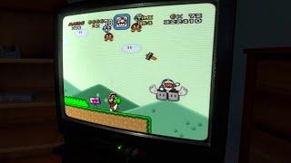 Playing Super Mario World (EmuVR)