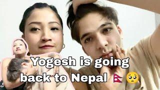 Yogesh is going back to Nepal 