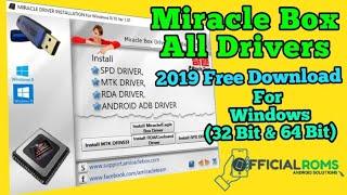All in one Driver for miracle Driver like Qualcomm driver ,Mtk driver,Spd,adb driver fastboot driver