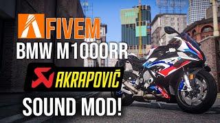 FiveM Sound Mod | BMW M1000 RR Akrapovic Racing Line Exhaust Sound