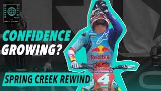 “HE IS UNBEATABLE WHEN RIDING LIKE THAT!” SPRING CREEK MX REWIND / Bubba’s World w/ James Stewart