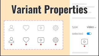 Variant Properties Figma tutorial | Component Variants