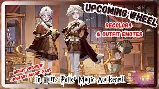 Magic Awakened - Upcoming 12/24 Wheel Leak - Outfit, Recolors, & Outfit Emotes + January Magic Pass