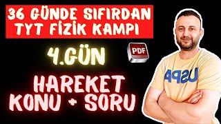 4.GÜN | HAREKET | 36 Günde Sıfırdan TYT Fizik Kampı 2025