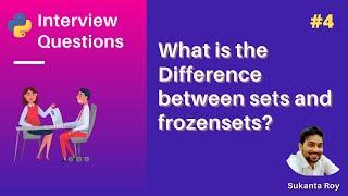 Set vs frozenset in Python | Python Interview Questions #4