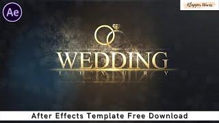 The Royal Golden Wedding Slideshow - Free Download After Effects Template