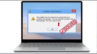 How to Fix Error 2503 and 2502