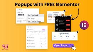 Create a Pop Up on Elementor for FREE