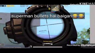 Spectating Hacker with Superman bullets in PUBG| #pubgmobilehindi #pubgmobilehackergameplay #fun