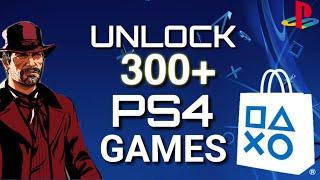 HOW TO UNLOCK OVER 300 GAMES ON PS4 FOR FREE WITH THIS METHOD