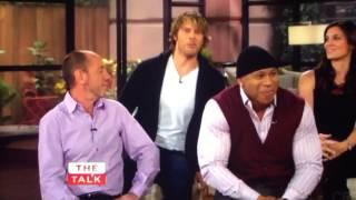 Eric Christian Olsen on Wyatt at Daniela's Party - NCIS: Los Angeles Cast on The Talk (15-10-2013)